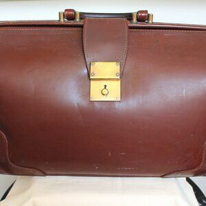 Brooks Brothers genuine leather litigation bag